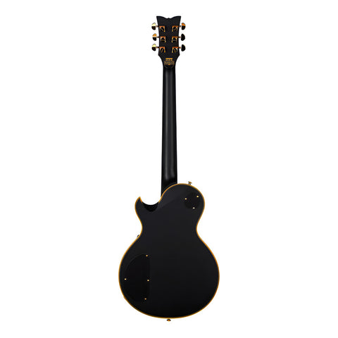 Schecter Solo-ii Custom Guitarra Eléctrica Negro Satinado Orientación De La Mano Diestro