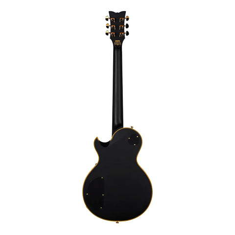 Schecter Solo-ii Custom Guitarra Eléctrica Negro Satinado Orientación De La Mano Diestro