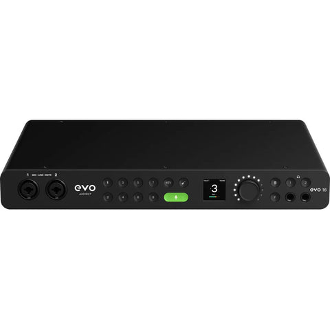 Interfaz De Audio Audient Evo 16 Usb-c 24 Entradas 24 Salidas Negro