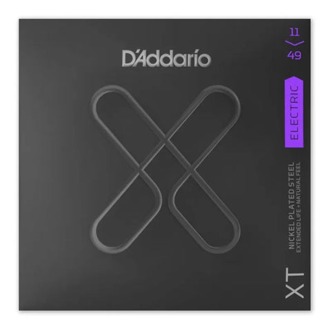Encordado D'addario Xt .11 - .49 De Acero Niquelado Para Guitarra