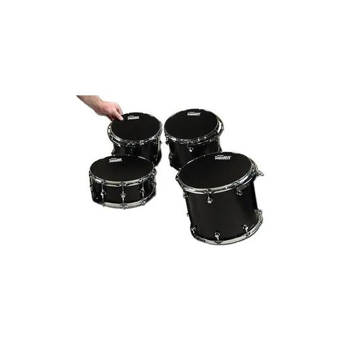 Pads Silenciadores Ahogador Pbatería Evans Sound Off Standar Negro