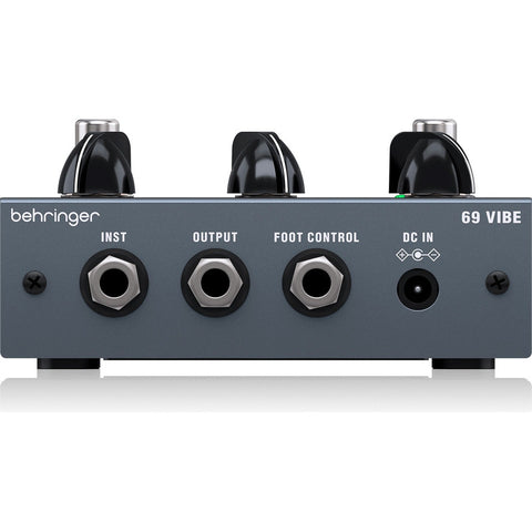 Pedal De Efectos Vibrato Behringer 69 Vibe Color Negro