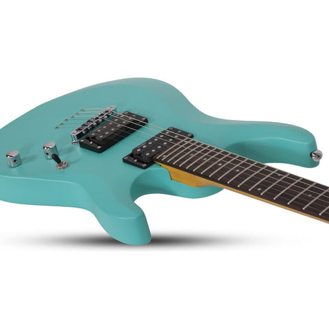 Guitarra Electrica Schecter C-6 Deluxe Satin Aqua Saq Diestro Satin Aqua Palo De Rosa
