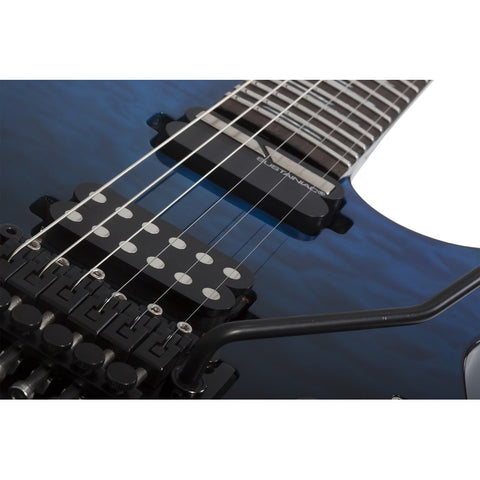 Guitarra Schecter Reaper-6 Fr S Elite Deep Ocean Blue Diestro Azul Ébano