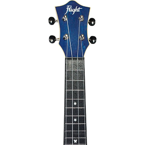 Ukelele Soprano Travel Azul Con Funda Flight Tus35 Blu