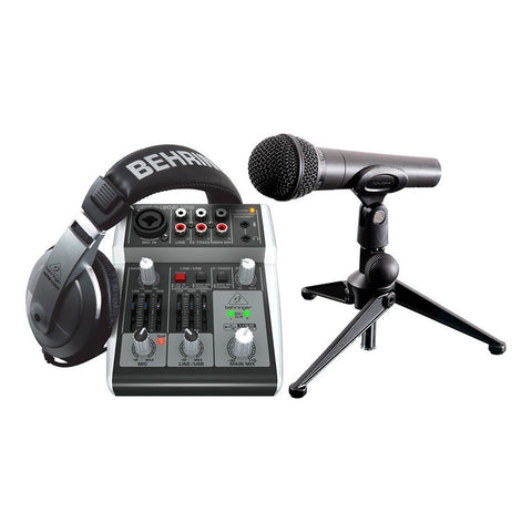 Sistema De Grabación Behringer Podcastudio 2 Usb