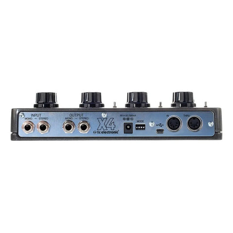 Pedal Looper Tc Electronic Ditto X4 Para Guitarra Eléctrica 7 Efectos Negro