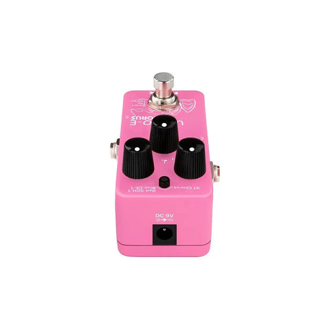 Pedal Chorus Para Guitarra Nux Nch-4 Ukiyo-e Rosa 9v Dc