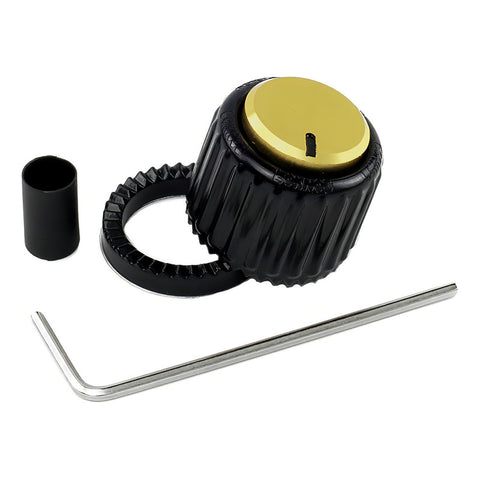 Perilla Color Negro/dorado Loknob Planet Wave Pw-lnl01bg