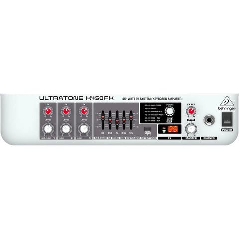 Behringer K450fx Combo Amplificador P/ Teclado Sintetizador Color Negro