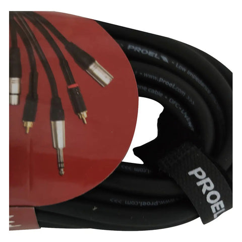 Proel Lw Mc250lu06 Cable Xlr Para Micrófono 6 Metros