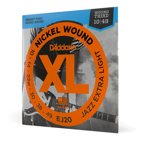Juego De Cuerdas Para Guitarra Eléctrica 10-49 Daddario Ej20