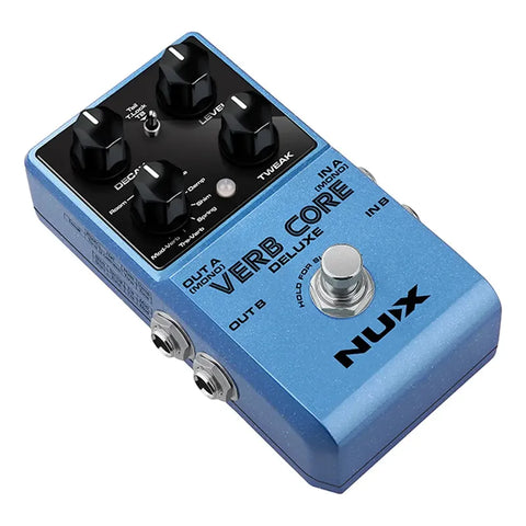 Pedal De Reverberación Nux Verb Core Deluxe Azul Acero