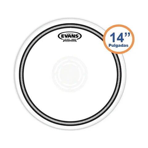 Parche Para Tarola 14 Pulgadas Evans Drumheads B14ecsrd Reverse Dot