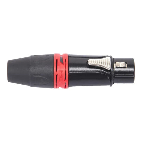 Conector Xlr Hembra De 3 Polos Serie Onehero Proel Dhfx3pbk Negro