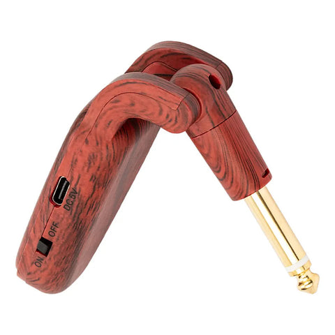 Pastilla Inalámbrica Para Guitarras Acústicas Kna Sg-wi Naranja Oscuro