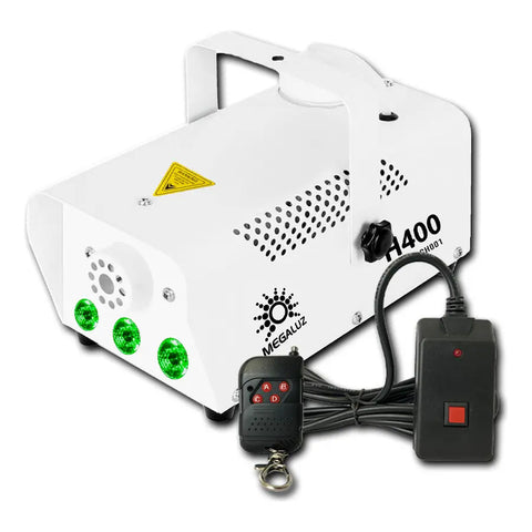 Cámara Humo 3 Leds Rgb De 1w 4500cu.ft/min Megaluz H400  Blanco