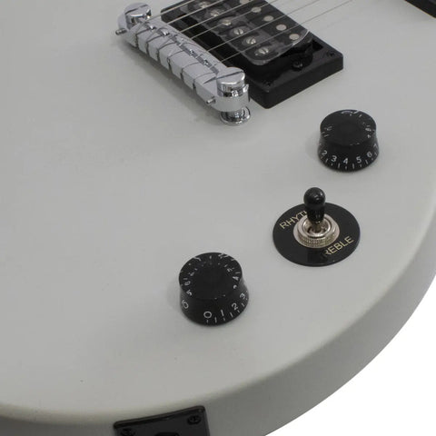 Paq Guit Lp Special-i C/amp 10w Ac Grey Ppeg-elps1grnh3 Diestro Gris Palo De Rosa