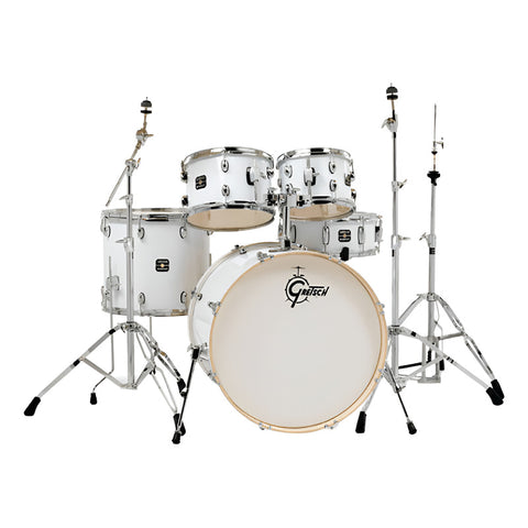 Batería Gretsch 20 Energy 5 Piezas Ge4605 White Blanco