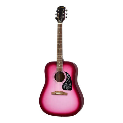 EpiPhone Starling Player Pack Hpp Paquete Guitarra Acústica Color Rosa Orientación De La Mano Derecha