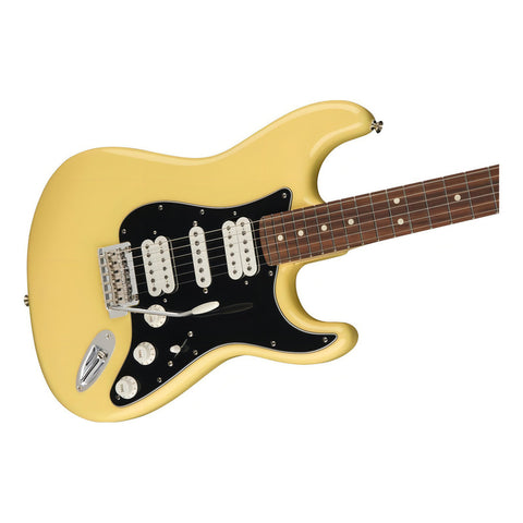 Guitarra Eléctrica Fender Player Stratocaster Hsh De Aliso Buttercream Brillante Con Diapasón De Granadillo Brasileño