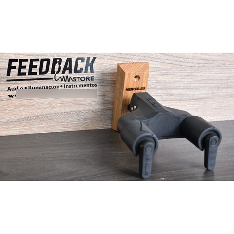 Soporte De Pared Para Guitarra O Bajo Hercules Gsp38wb Plus Negro