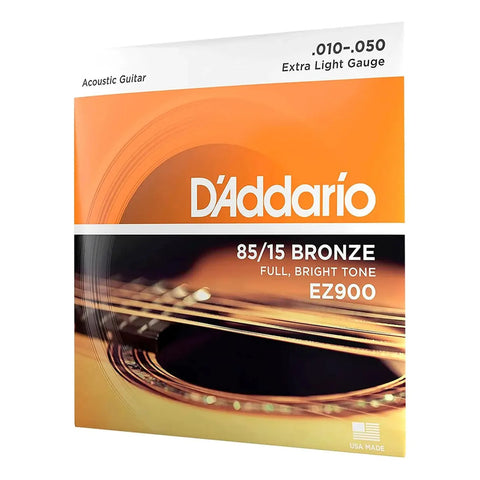 Cuerdas De Bronce P/ Guitarra Acústica 10-50 D'addario Ez900