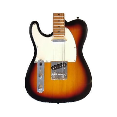 Jet Guitars Jt300 Lh Snb Guitarra Eléctrica 6 Cuerdas Zurda Color Marrón Oscuro Material Del Diapasón Maple Orientación De La Mano Zurdo