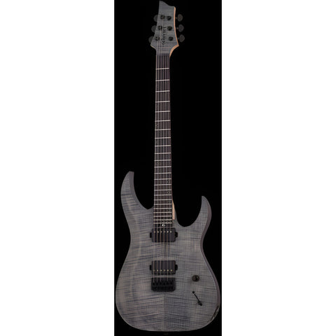Guitarra Eléctrica Schecter Sunset-6 Extreme Grey Ghost Diestro Gris Claro Ébano