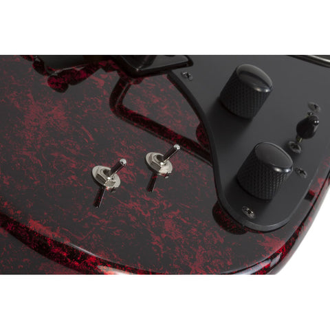 Guitarra Schecter Sun Valley Super Shredder Fr S Red Reign Diestro Rojo Ébano