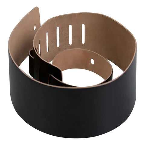 Correa De Cuero Para Guitarra Clásica Levy's M1-blk Negra Ajustable 37-51 Pulgadas Negro