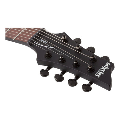 Guitarra Eléctrica Schecter Damien-7 Negro Satinado