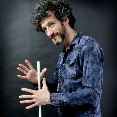 Vic Firth Sjm Baquetas Baterista Jojo Mayer 5a Punta Madera Color Blanco