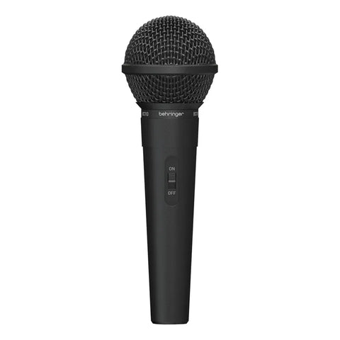 Micrófono Cable Integrado Plug 3.5 Y 6.3 Mm Behringer Bc110 Negro