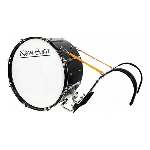 Bombo Para Banda De Marcha 20  New Beat Nb-mabd20 Negro Negro