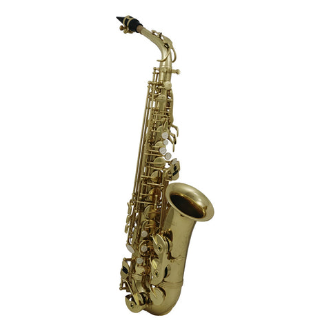 Roy Benson As-202 Saxofón Alto Tono Eb Mi Bemol Con Estuche Color Dorado