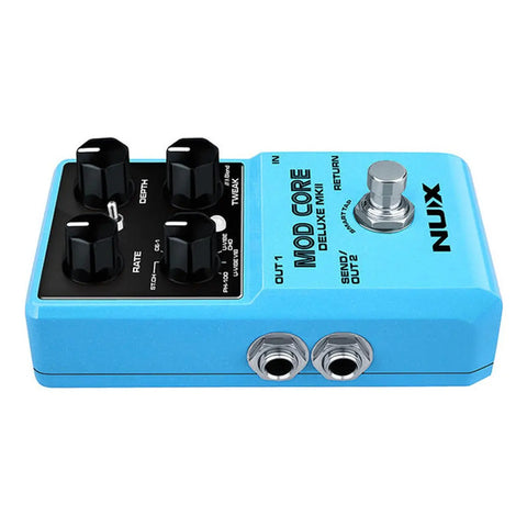 Pedal Modulación Guitarra Nux Core Deluxe Mkii Azul Claro 8 Modos Efectos