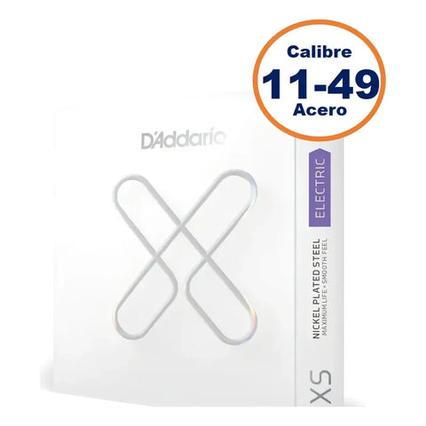 Cuerdas Guitarra Eléctrica D'addario Recubrimiento Xs 11/49