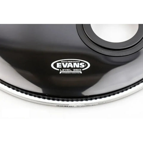 Parche Bombo Bass Resonante 22 Pulgadas Evans Drumheads Bd22remad Negro