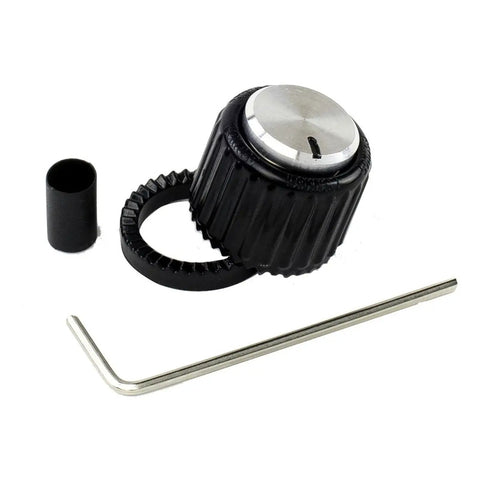 Perilla Con Seguro Loknob Planet Waves Black/silver Para Amplificadores