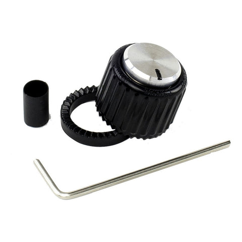 Perilla Color Negro/plata Loknob Planet Wave Pw-lnl01bs