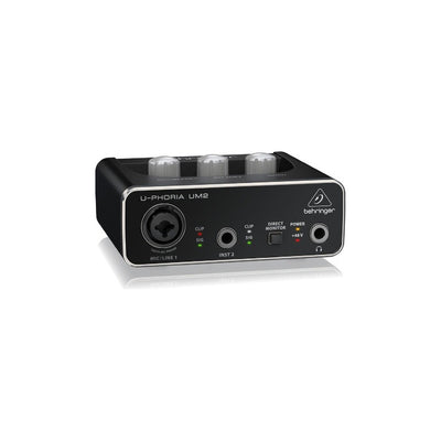 Behringer U-phoria Um-2 Interfaz De Audio Usb Envío Gratis Color Negro