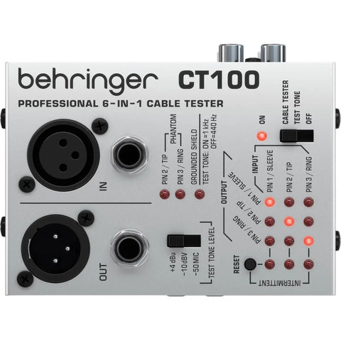 Probador Cables Behringer Ct-100