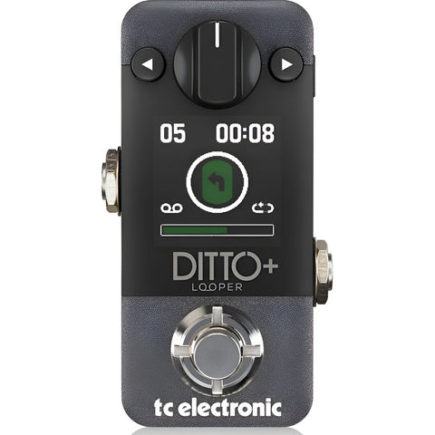Pedal Para Guitarra Tc Electronic Ditto+ Looper Negro