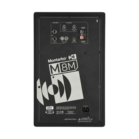 Monitores Montarbo M8m Activo Pasivo 8 Pulgadas Bluetooth Estudio Negro