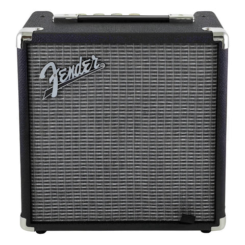 Amplificador Para Bajo De 15w Fender Rumble Series 15 Negro/plata