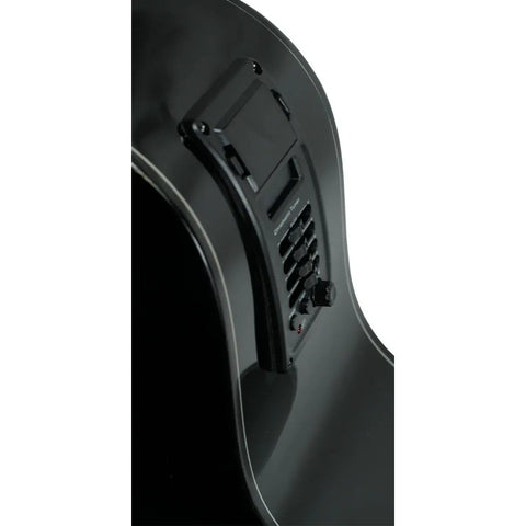 Guitarra Electroacústica  La Sevillana Ga-320ceq Blk Negro Diestro