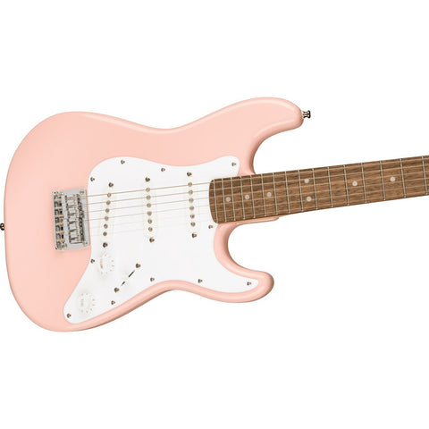 Guitarra Squier Sq Mini Strat Laurel Shell Pink Diestro Shell Pink Laurel Indio