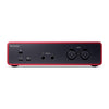 Focusrite Scarlett 2i2 Interfaz De Audio Usb-c 4ª Gen Color Rojo