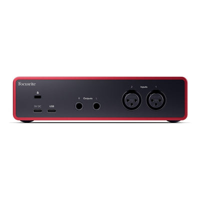 Focusrite Scarlett 2i2 Interfaz De Audio Usb-c 4ª Gen Color Rojo